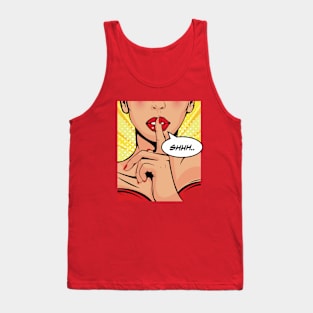 Pop Art Shhh Tank Top